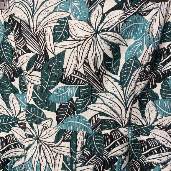 Teal patterned tea dress - Picture 3 of 7